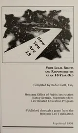 Cover of Now you are 18