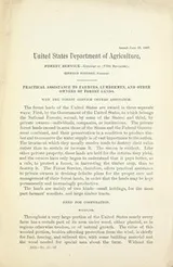 Cover of Practical assistance to farmers, lumbermen, and other owners of forest lands