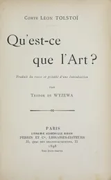 Cover of Qu'est-ce que l'art?