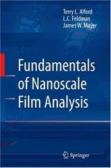 Cover of Fundamentals of nanoscale film analysis