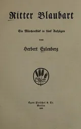 Cover of Ritter Blaubart