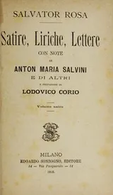 Cover of Satire, liriche, lettere