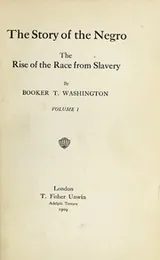 Cover of The story of the Negro