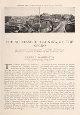 Cover of The successful training of the Negro