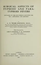 Cover of Surgical aspects of typhoid and paratyphoid fevers