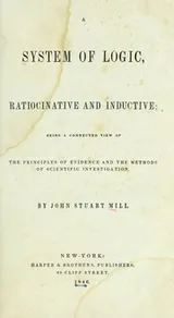 Cover of A system of logic