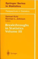 Cover of Breakthroughs in statistics