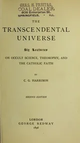 Cover of The transcendental universe