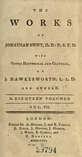 Cover of The works of Jonathan Swift