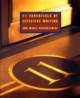 Cover of Eleven essentials of effective writing