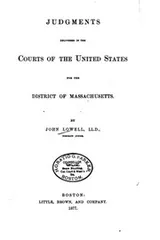 Cover of Judgments Delivered in the Courts of the United States