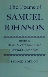 Cover of The poems of Samuel Johnson