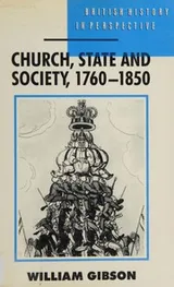 Cover of Church, state, and society, 1760-1850
