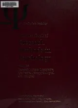 Cover of APA handbook of research methods in psychology