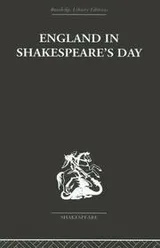 Cover of England in Shakespeare's Day