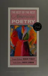 Cover of The best of the best American poetry : 25th anniversary edition