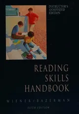 Cover of Reading skills handbook