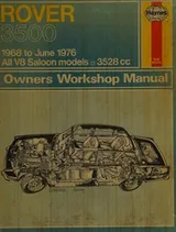 Cover of Rover 3500 Owner's Workshop Manual