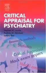 Cover of Critical appraisal for psychiatry