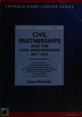 Cover of Civil Partnerships and the Civil Partnerships ACT 2004