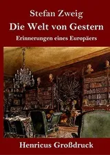 Cover of Die Welt von Gestern