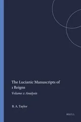 Cover of Lucianic Manuscripts of 1 Reigns : Volume 2