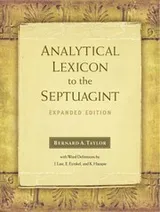 Cover of Analytical lexicon to the Septuagint
