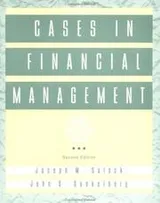 Cover of Cases in financial management