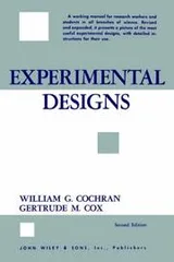Cover of Experimental Designs
