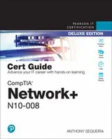 Cover of CompTIA Network+ N10-008 Cert Guide, Deluxe Edition