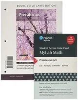 Cover of Precalculus, Loose-Leaf Edition Plus MyLab Math with Pearson eText -- 24 Month Access Card Package