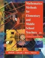 Cover of Mathematics methods for elementary and middle school teachers