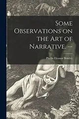 Cover of Some Observations on the Art of Narrative. --