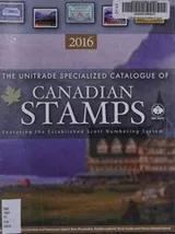 Cover of Unitrade specialized catalogue of canadian stamps 2016