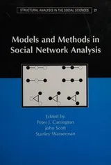 Cover of Models and methods in social network analysis
