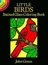 Cover of Little Birds Stained Glass Coloring Book