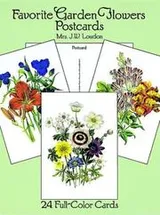 Cover of Favorite Garden Flowers Postcards