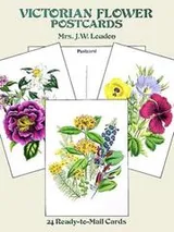Cover of Victorian Flower Postcards