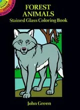 Cover of Forest Animals Stained Glass Coloring Book