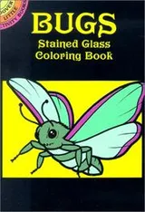 Cover of Bugs Stained Glass Coloring Book