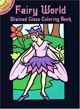 Cover of Fairy World Stained Glass Coloring Book