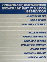 Cover of Corporate, partnership, estate and gift taxation