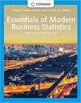 Cover of Essentials of Modern Business Statistics with Microsoft Office Excel