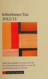 Cover of Inheritance tax 2012/13