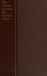 Cover of The Tanner lectures on human values