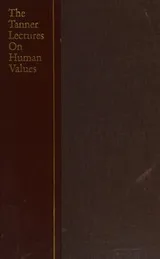 Cover of The Tanner lectures on human values