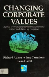 Cover of Changing corporate values