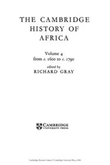 Cover of The Cambridge history of Africa