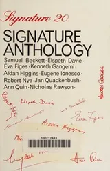 Cover of Signature anthology