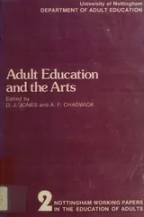 Cover of Adult education and the arts